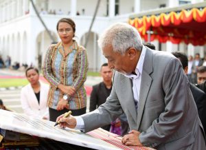 PM Lansa Plaka Memoriál Proklamasaun Independénsia RDTL