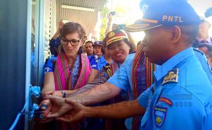 PNTL-TLPDP Inaugura Uma Unidade  Pesoál Vulneravel Munisípiu Dili