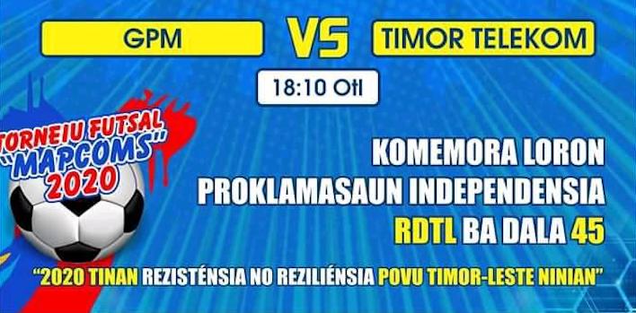 Torneiu Futsal MAPKOMS, TT simu derrota hosi GPM 0-3