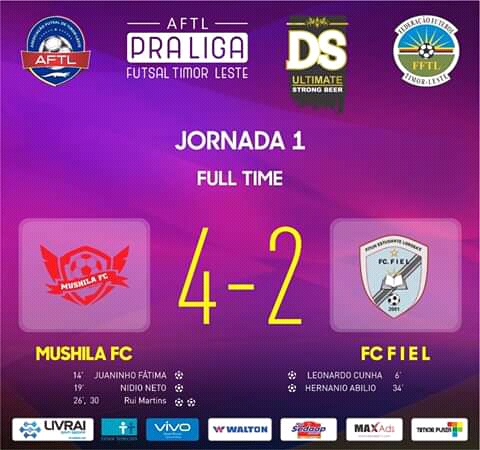 Pra Liga Futsal Timor-Leste, Mushila  hurulele FIEL 4-2