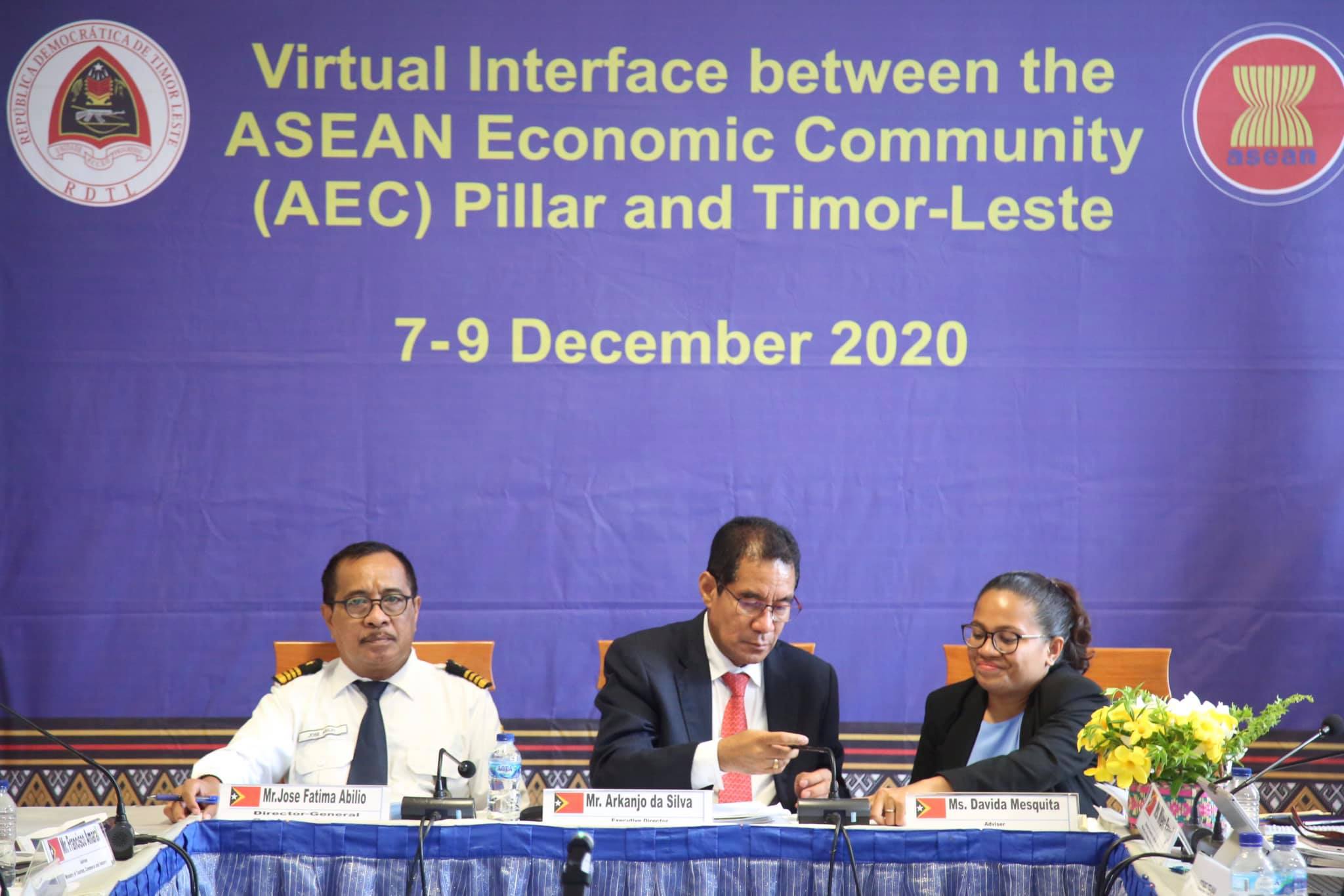 TL hola parte iha enkontru virtuál komunidade ekonómiku ASEAN