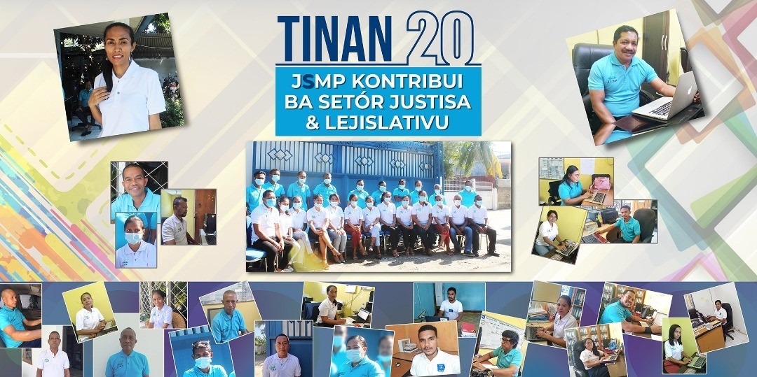 Tinan 20 ezisténsia, JSMP kontribui ba setór justisa no lejislativu