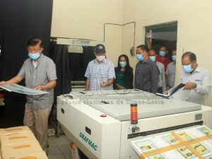 CNE-STAE halo levantamentu ba empreza gráfika atu emprime bulletin votu