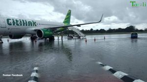 Aviaun Citilink semo tarde kauza inundasaun iha aeroportu Nicolao Lobato