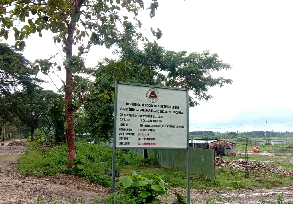 Progresu konstrusaun edifísiu Sentru Solidaridade Viqueque atinje 16%