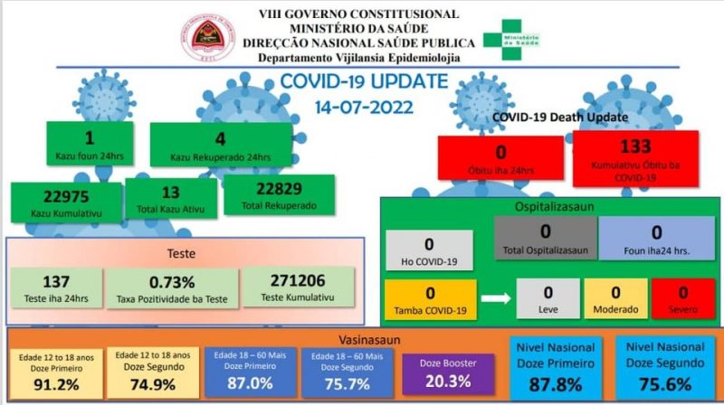 COVID-19: rekuperadu na’in-haat no ativu 13