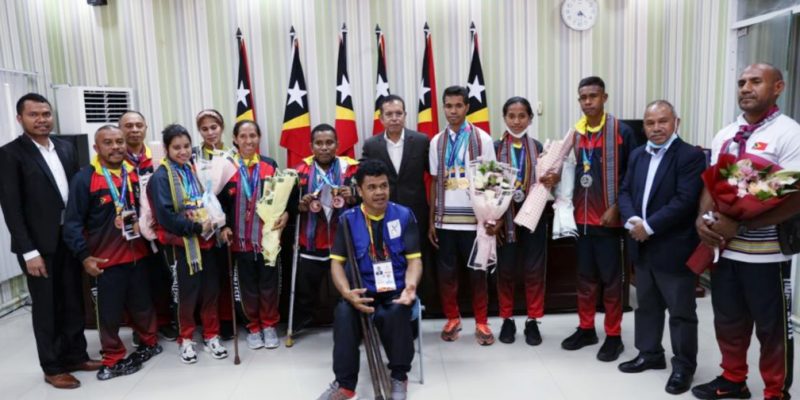 Atleta timor-oan hetan medalla 12 iha ASEAN Para Games 2022