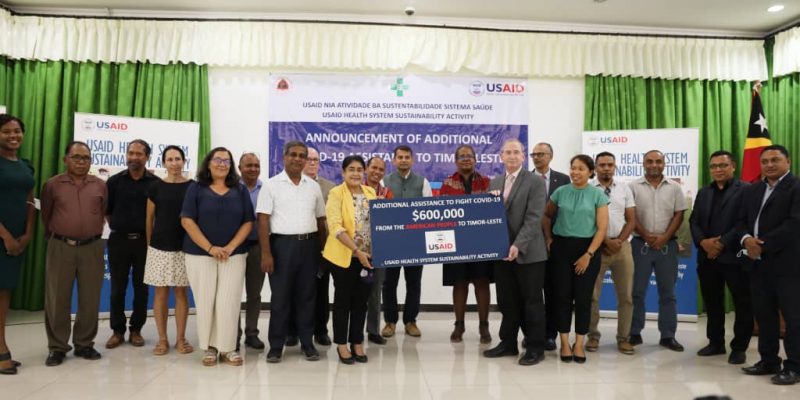 EUA apoia fundu adisionál $600,000 ba MS hodi reforsa sistema saúde iha TL