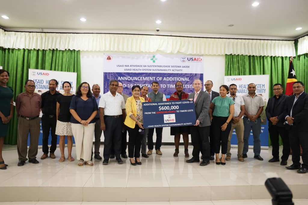 EUA apoia fundu adisionál $600,000 ba MS hodi reforsa sistema saúde iha TL