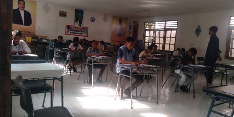 Kandidatu seminarista menór Balide 150 tuir teste eskrita