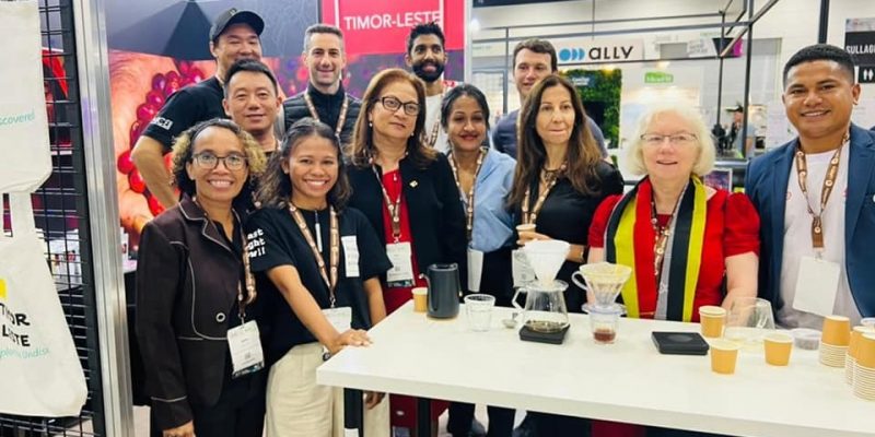 ACT aprezenta kafé íbridu Timor iha MICE 2022