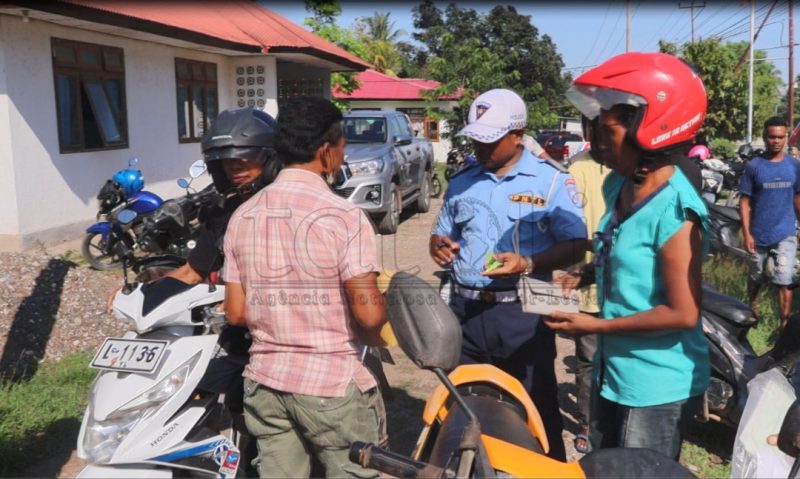Polísia Tránzitu halo apreensaun ba motorizada 48 iha Maliana