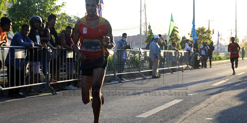 Atleta Teófilo agradese PR Horta ne’ebé realiza eventu Dili Internasionál Maratona
