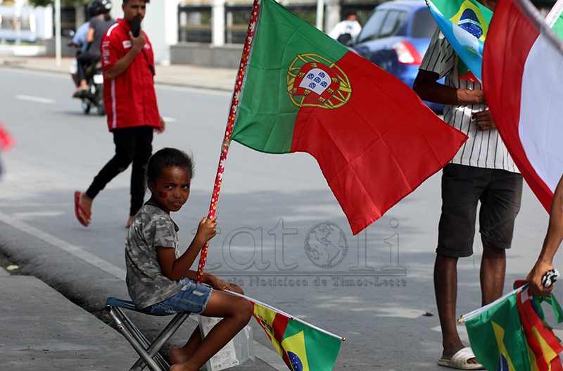 Portugál vs Gana, PNTL la autoriza adeptu halo karavana