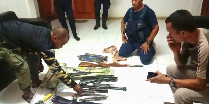 PNTL Viqueque aprezenta ona suspeitu rua lori kilat manu ba MP