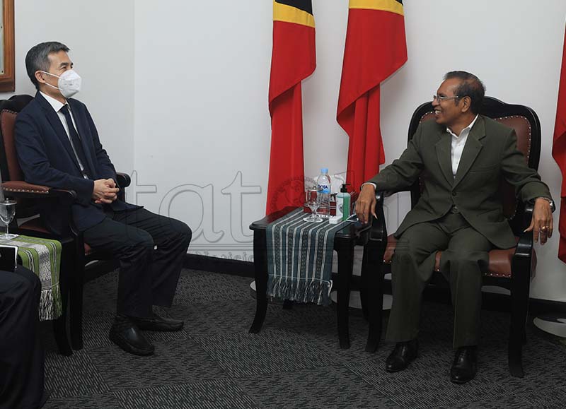 FOTO ATUÁL: Sorumutu entre PM ho Embaixadór Xina iha TL inklui UNFPA