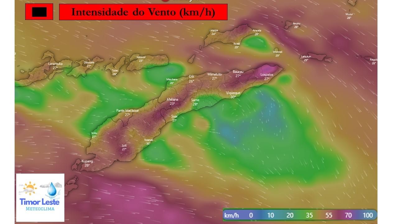 Previzaun TLMC: Timor-Leste sei iha anin intensidade forte durante loron-lima