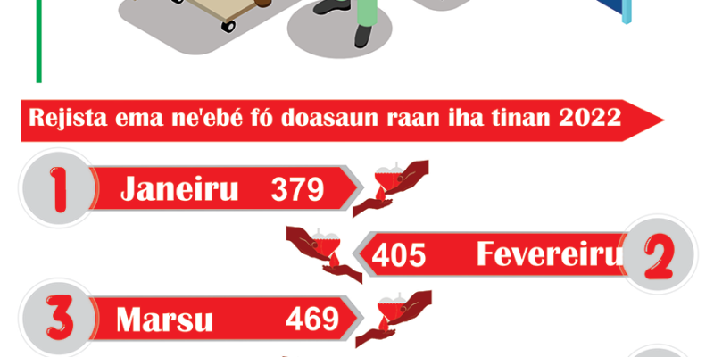 Infografia: 2022: HNGV rejista doasaun raan hamutuk 4.667