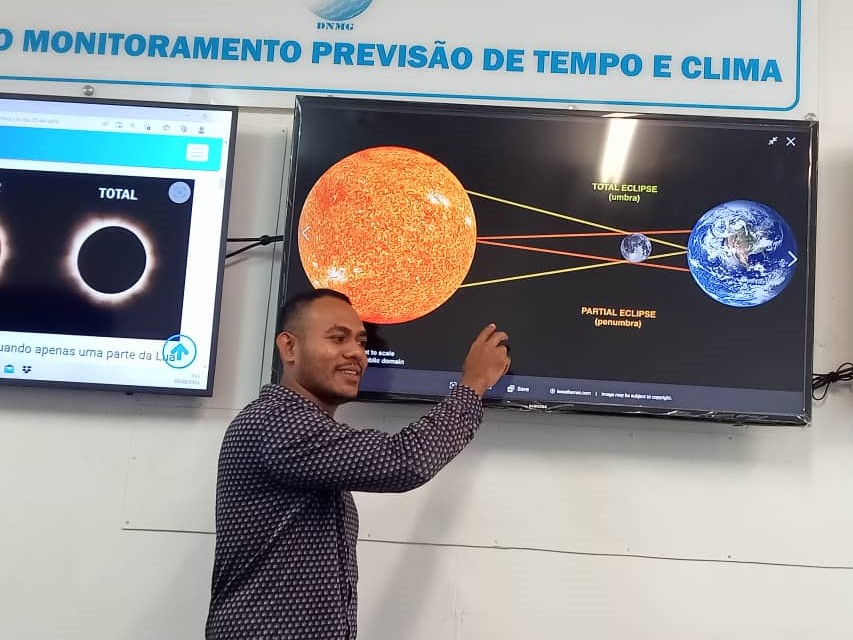 20 abril akontese Eklipse Solar híbridu sei aprezenta fenómenu tipu tolu
