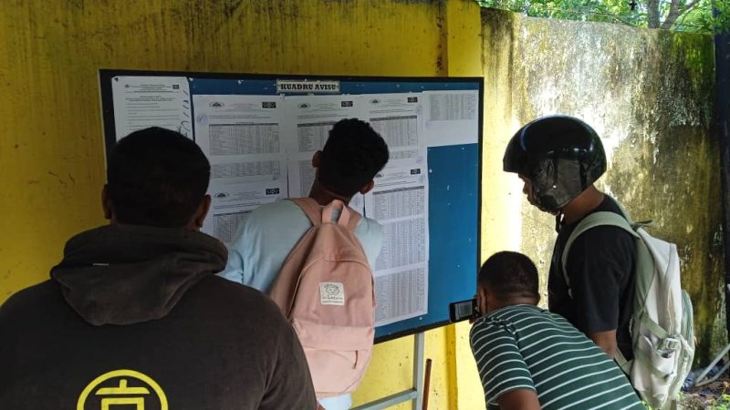 Kandidatu ofisiál supervizaun CNE Bobonaro 211 pasa ba teste orál