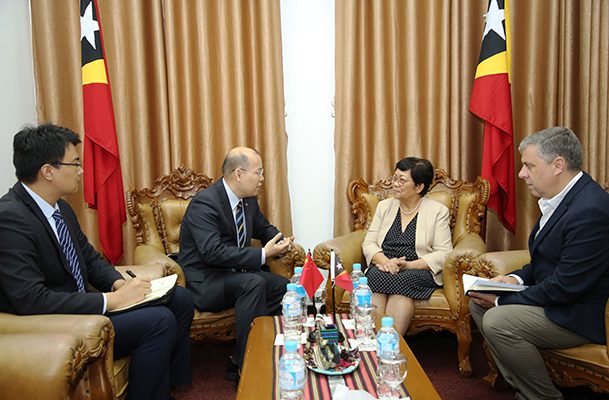 PPN-Enkarregadu Embaixada Xina diskute relasaun bilaterál