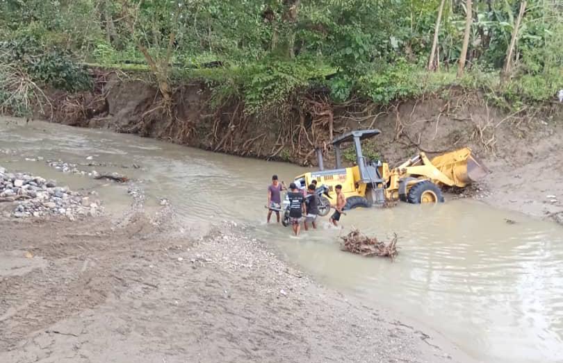 Ekipamentu IGEADI, I.P mout iha ponte Sumaku Uma-Tolu Lacluta