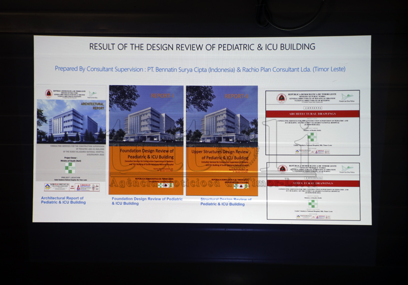 Progresu konstrusaun pediatria ho ICCU HNGV tama ona faze hatuur ai-riin