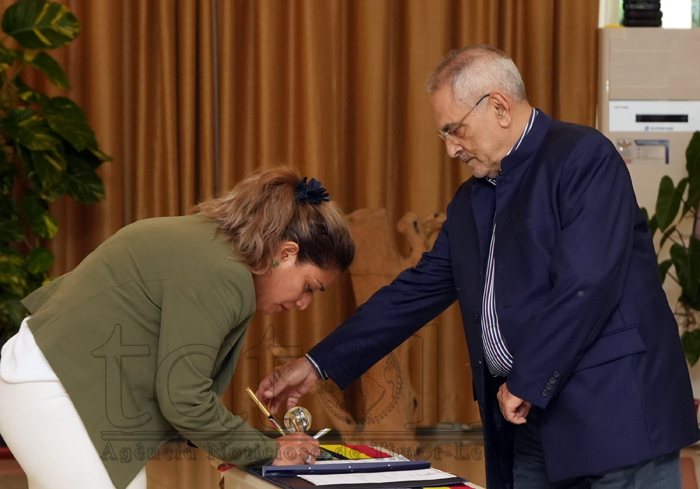 Prezidente Repúbika fó posse ba Vise-Ministra Finansa