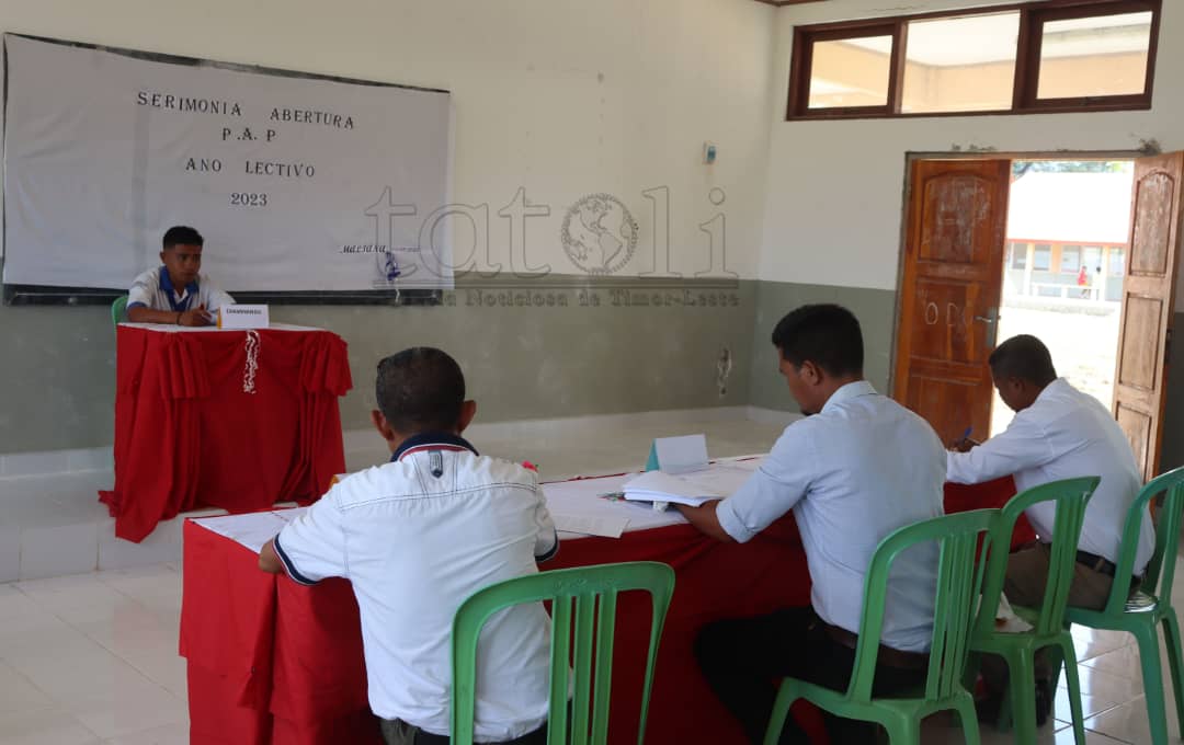 Estudante 128 iha ESTV Malibaka Yamato tuir ezame PAP