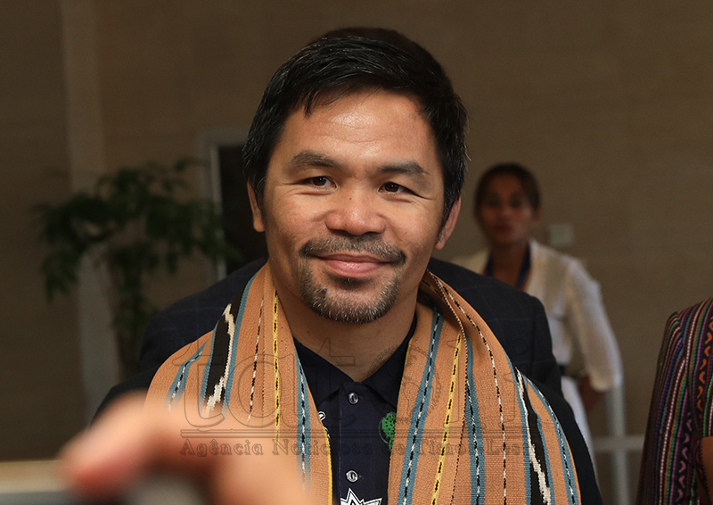 Manny Pacquiao husik Timor-Leste ho novidade di’ak