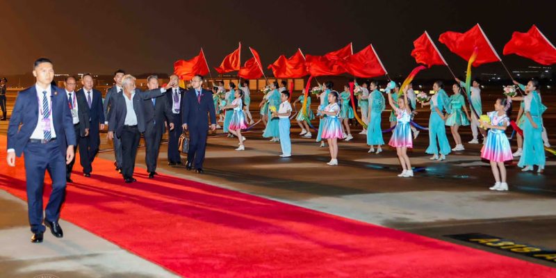 PM Xanana no delegasaun to’o ona Xina