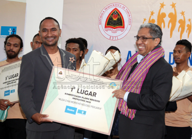 Isménio Martins sai vensedór dahuluk KPNI 2023 ba setór pekuária