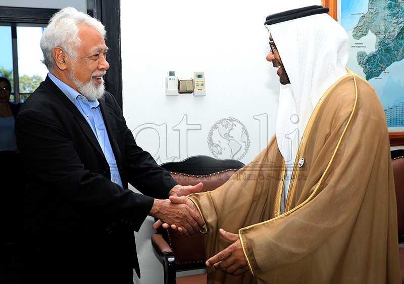 Embaixadór EAU hato’o konvite COP28 ba PM Xanana