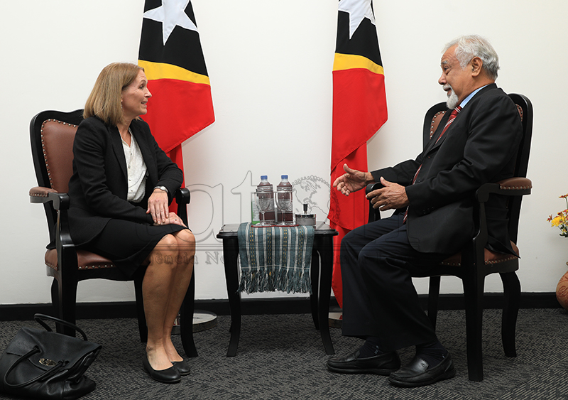 Embaixadora Rut Krüger Giverin hasoru PM Xanana