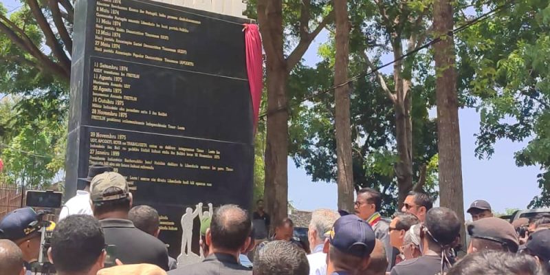 Governu inaugura Monumentu Liberdade iha Balibo