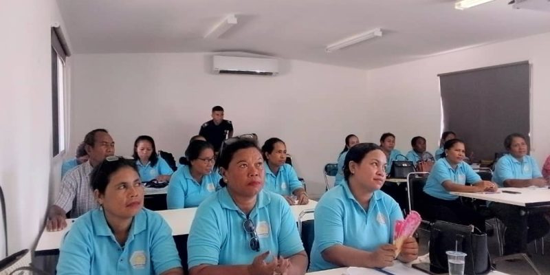 ALFeLa disponibiliza formasaun kona-ba enkuadramentu legál violénsia kontra feto ba AES-PNTL Covalima