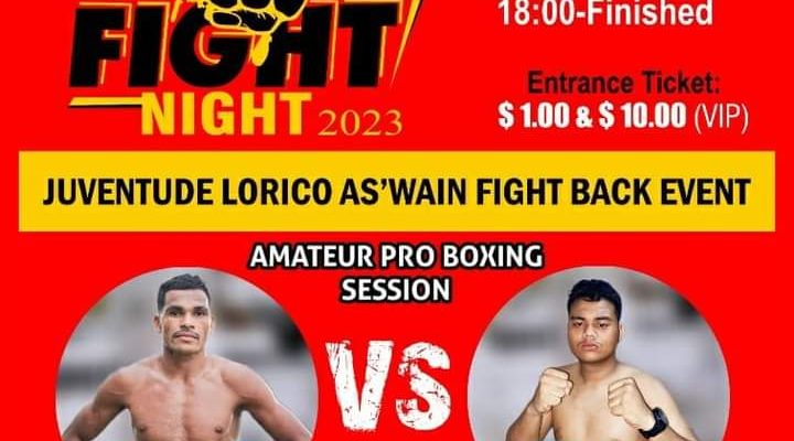 Boxista 44 sei kompete iha Fight Night Boxe selebra 12 Novembru