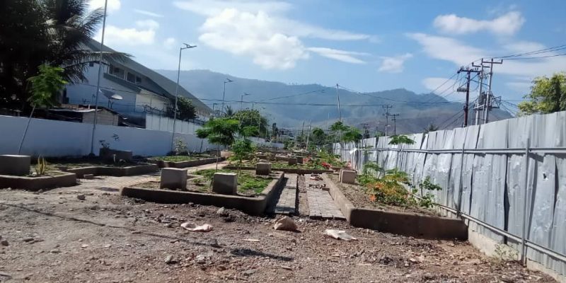 Konstrusaun jardin “Toleránsia” iha Kampung Alor atinje ona 90%