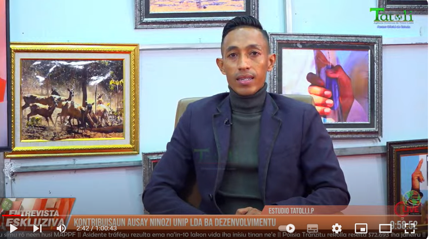 VÍDEO ATUÁL: Kontribuisaun Ausay Ninozi Unip, Lda ba dezenvolvimentu