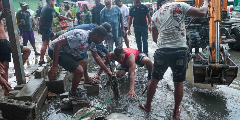 PM Xanana organiza abitante hamoos valeta iha área Taibesi