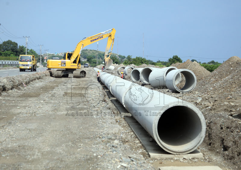 Serbisu alargamentu estrada Raikotu to’o rotunda atinje 34%