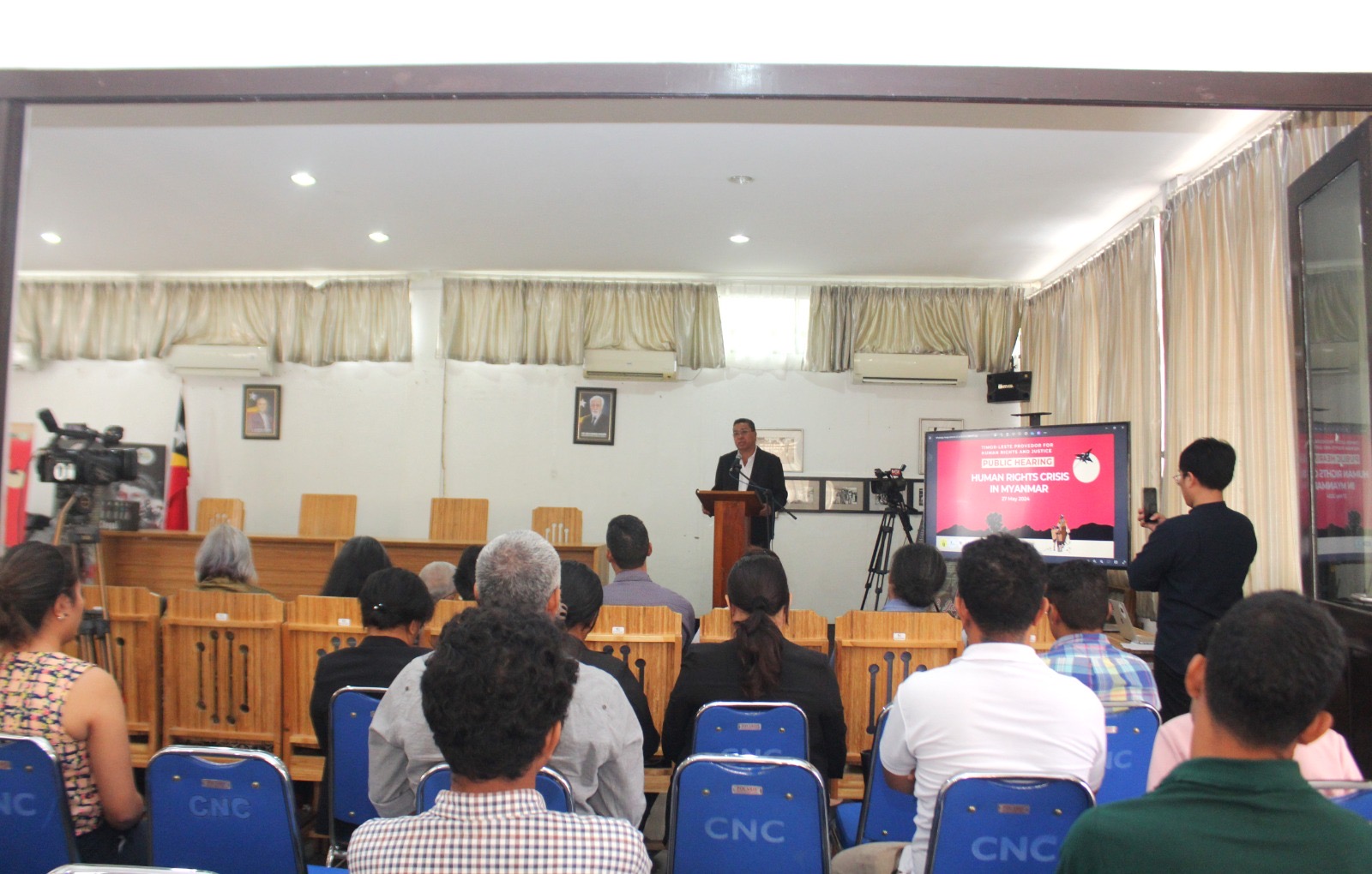 CNC, I.P no PDHJ rona sasin kona-ba situasaun Myanmar