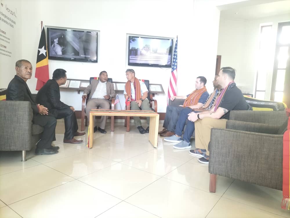 Vizita AMRT, Brigadeiru Jenerál EUA apresia Timor-Leste nia vontade luta ukun rasik-an