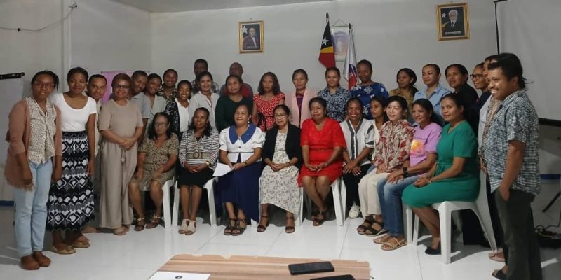 RFTL realiza formasaun ba membru Rede Feto hamutuk 46