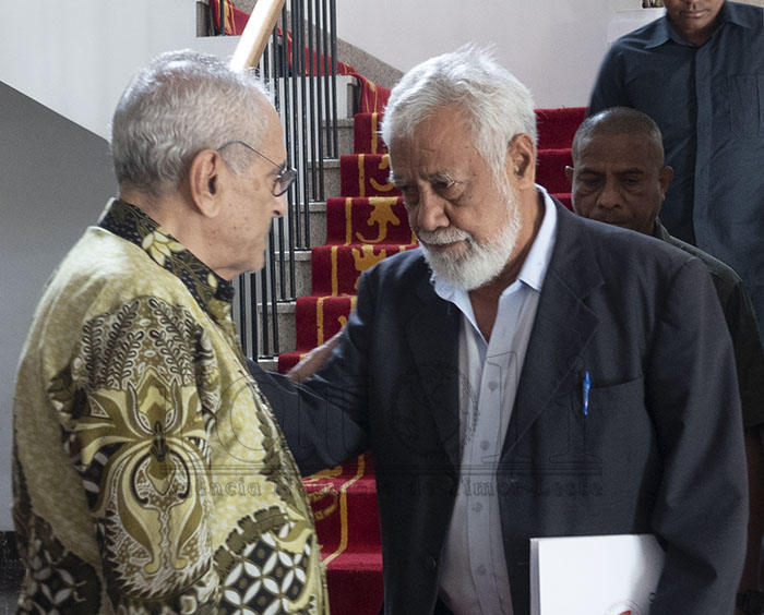 PR Horta-PM Xanana diskute kestaun seguransa nasionál