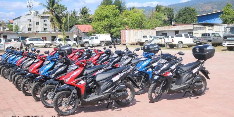 TLPDP entrega motorizada 24 hodi apoia serbisu PNTL