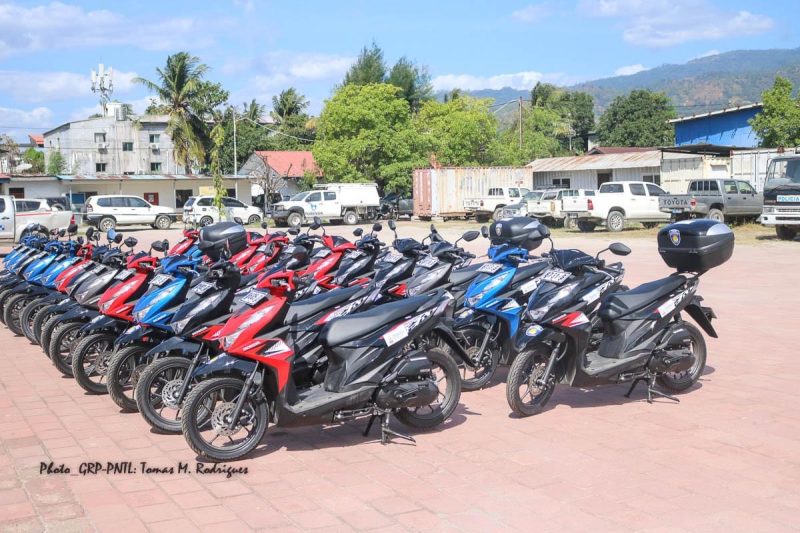 TLPDP entrega motorizada 24 hodi apoia serbisu PNTL