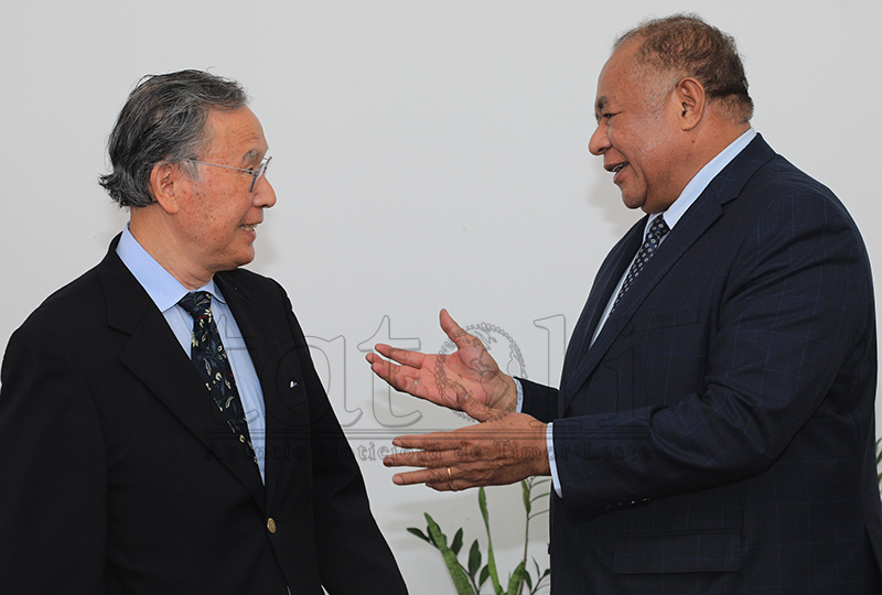 Sukehiro no Bendito Freitas diskute kontribuisaun Timor-Leste ba pás iha mundu