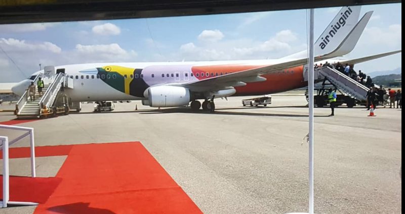 Papa Francisco to’o ona iha Aeroportu Prezidente Nicolau Lobato