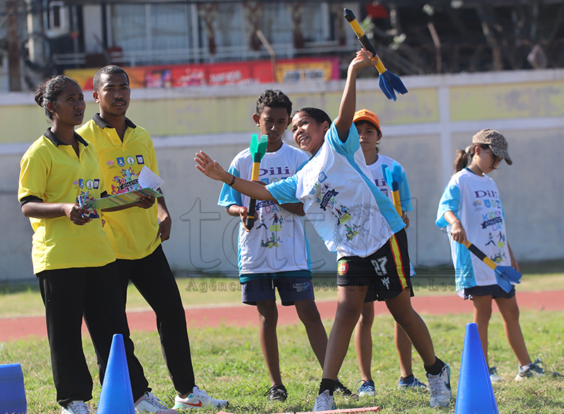 FOTO ATUÁL: Festivál labarik atletizmu iha Estádiu munisipál Dili